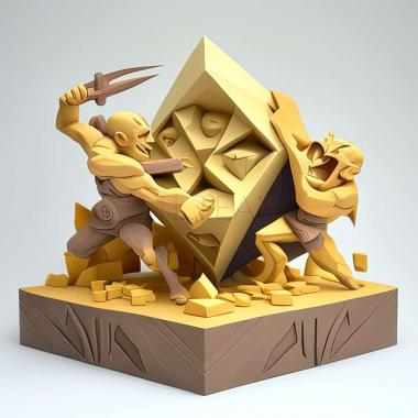 3D модель Battling the (STL)